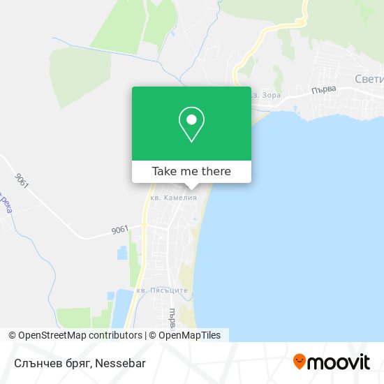 Слънчев бряг map