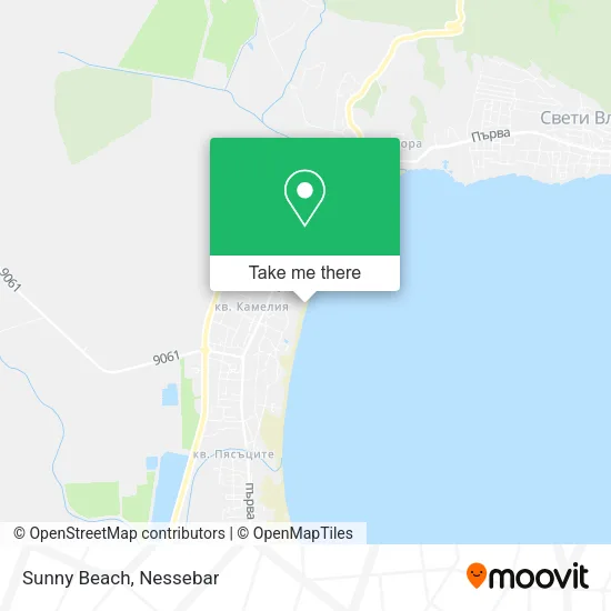 Карта Sunny Beach