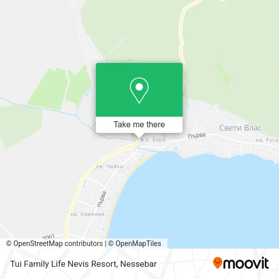 Карта Tui Family Life Nevis Resort