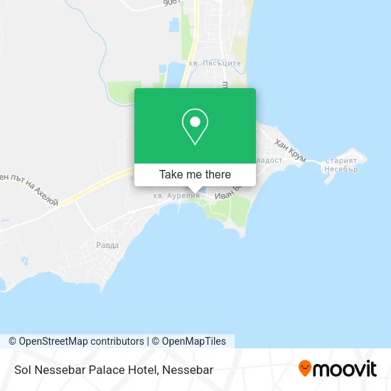 Карта Sol Nessebar Palace Hotel