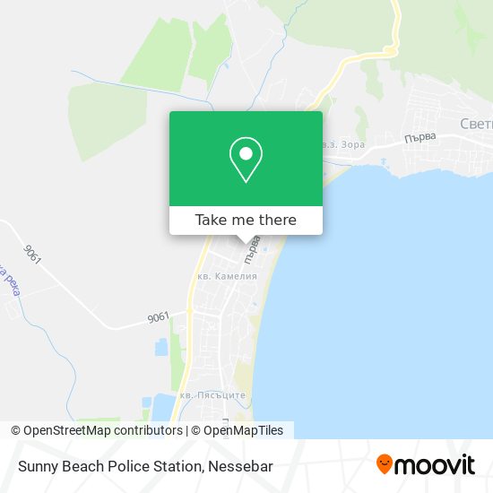 Sunny Beach Police Station map