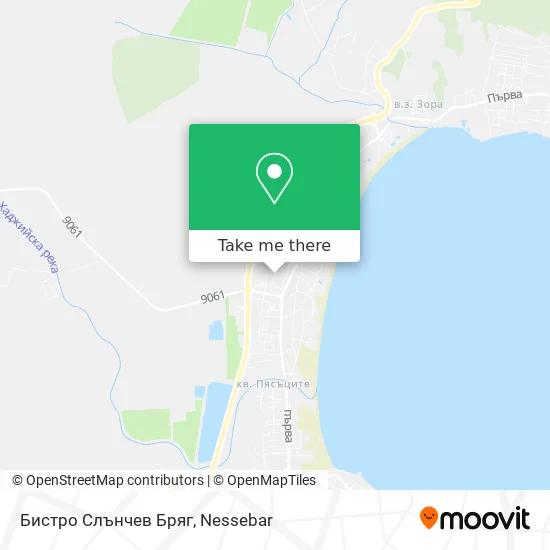 Бистро Слънчев Бряг map