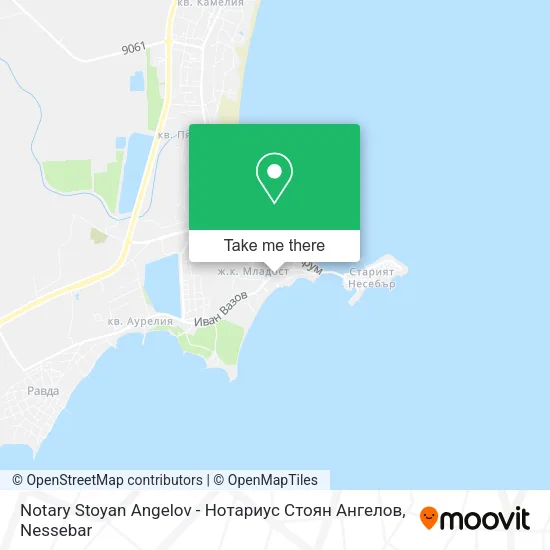 Карта Notary Stoyan Angelov - Нотариус Стоян Ангелов