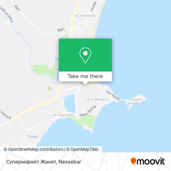 Супермаркет Жанет map