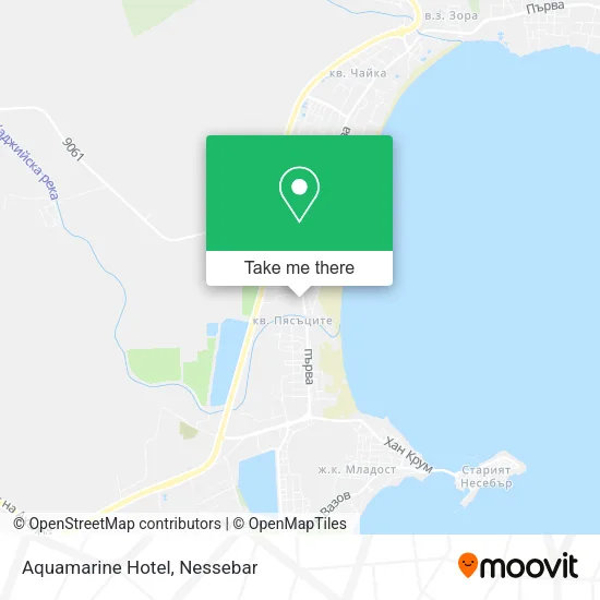 Карта Aquamarine Hotel