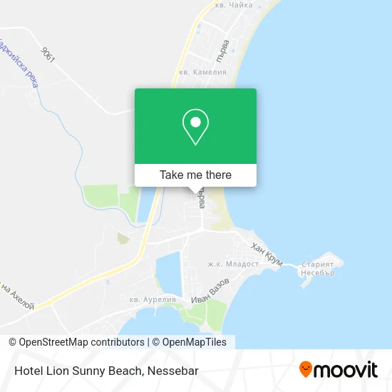 Карта Hotel Lion Sunny Beach