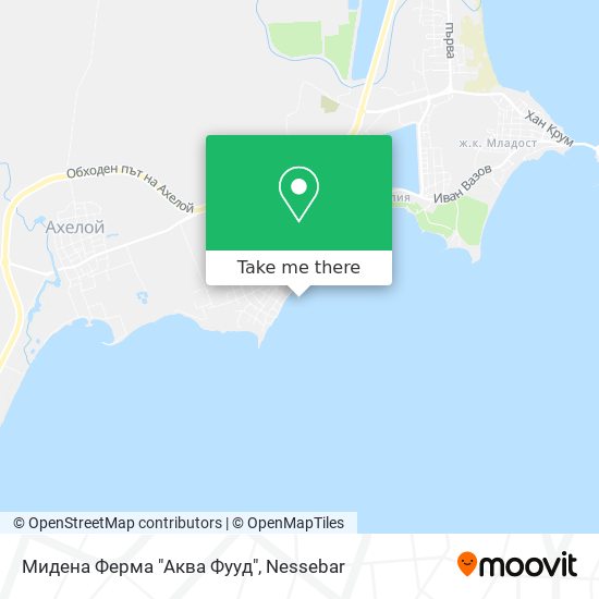 Мидена Ферма "Аква Фууд" map