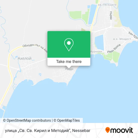 Карта улица „Св. Св. Кирил и Методий“