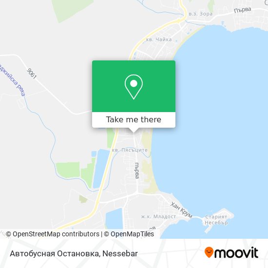 Автобусная Остановка map