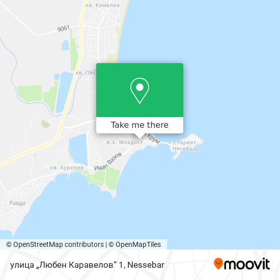 улица „Любен Каравелов“ 1 map