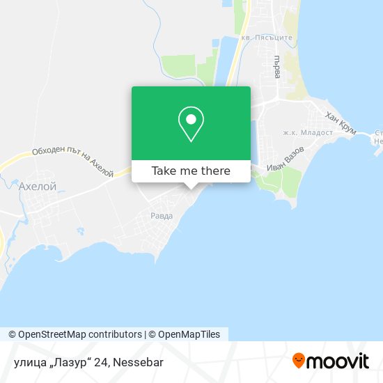 улица „Лазур“ 24 map