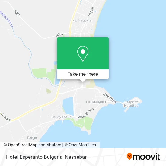 Карта Hotel Esperanto Bulgaria