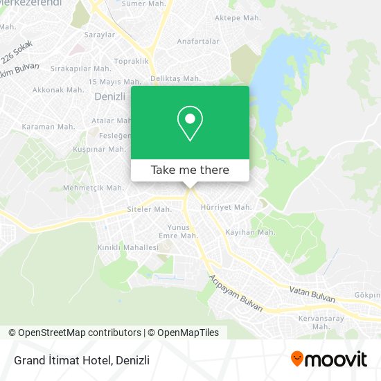 Grand İtimat Hotel map