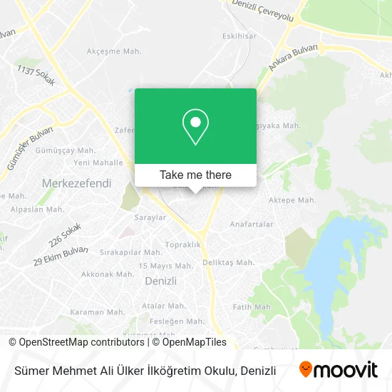 Sümer Mehmet Ali Ülker İlköğretim Okulu map