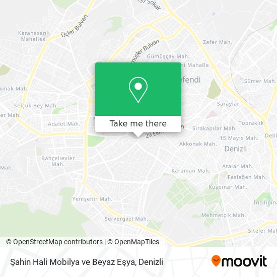 Şahin Hali Mobilya ve Beyaz Eşya map