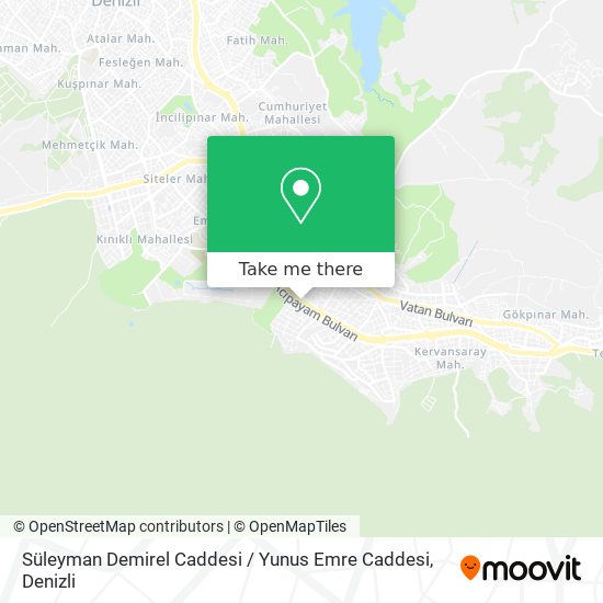 Süleyman Demirel Caddesi / Yunus Emre Caddesi map