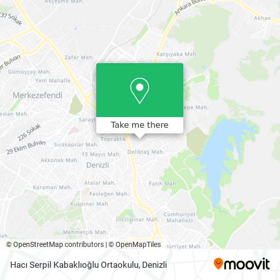 Hacı Serpil Kabaklıoğlu Ortaokulu map