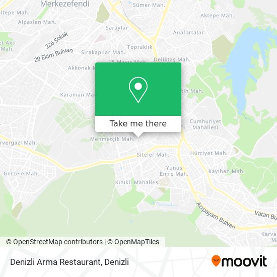 Denizli Arma Restaurant map
