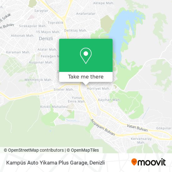 Kampüs Auto Yikama Plus Garage map