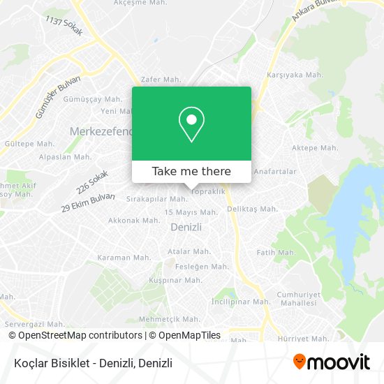Koçlar Bisiklet - Denizli map