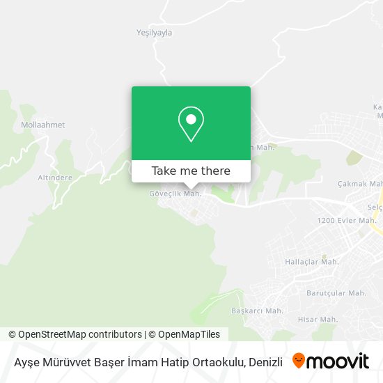 Ayşe Mürüvvet Başer İmam Hatip Ortaokulu map