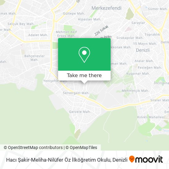 Hacı Şakir-Meliha-Nilüfer Öz İlköğretim Okulu map