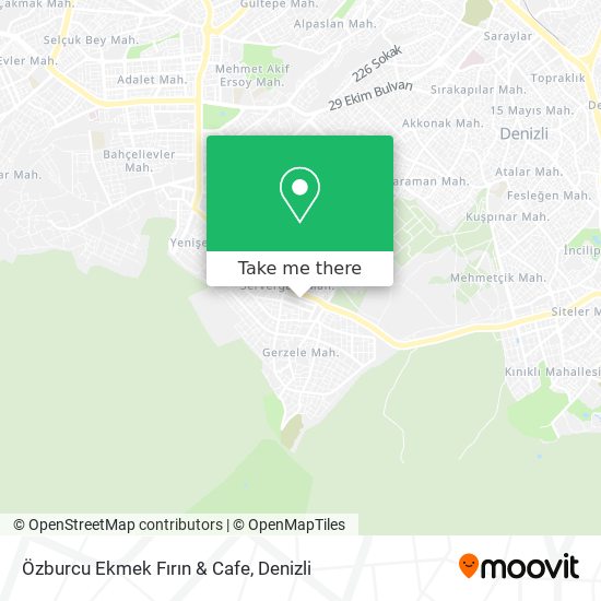 Özburcu Ekmek Fırın & Cafe map
