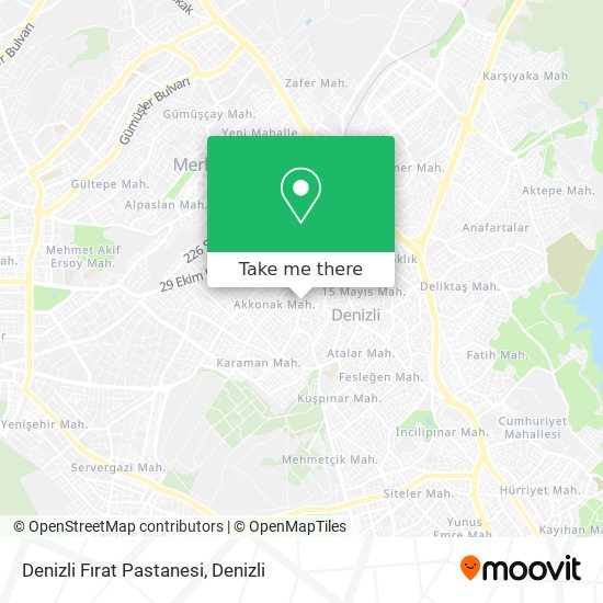 Denizli Fırat Pastanesi map