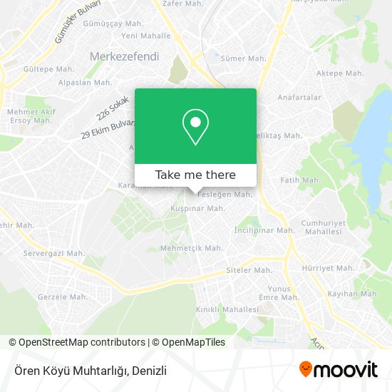 Ören Köyü Muhtarlığı map