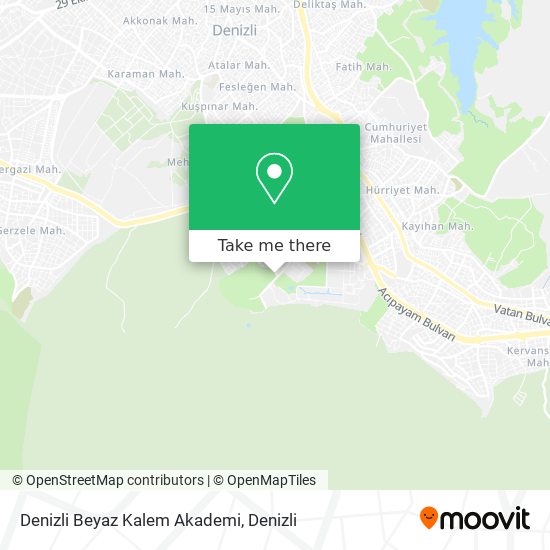 Denizli Beyaz Kalem Akademi map