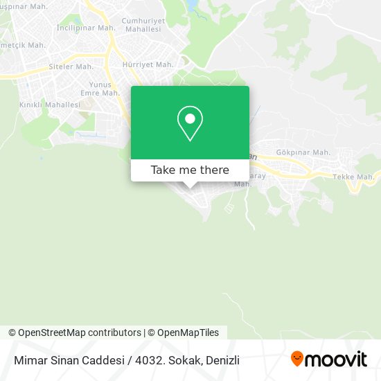Mimar Sinan Caddesi / 4032. Sokak map