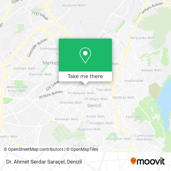 Dr. Ahmet Serdar Saraçel map