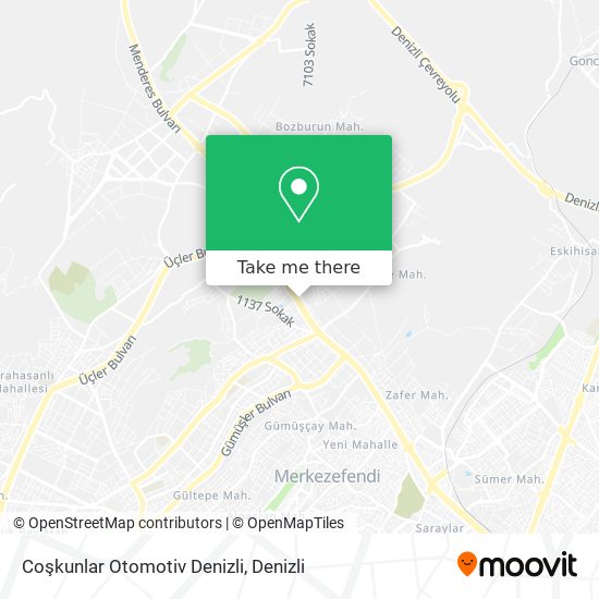 Coşkunlar Otomotiv Denizli map