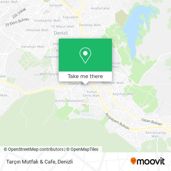 Tarçın Mutfak & Cafe map