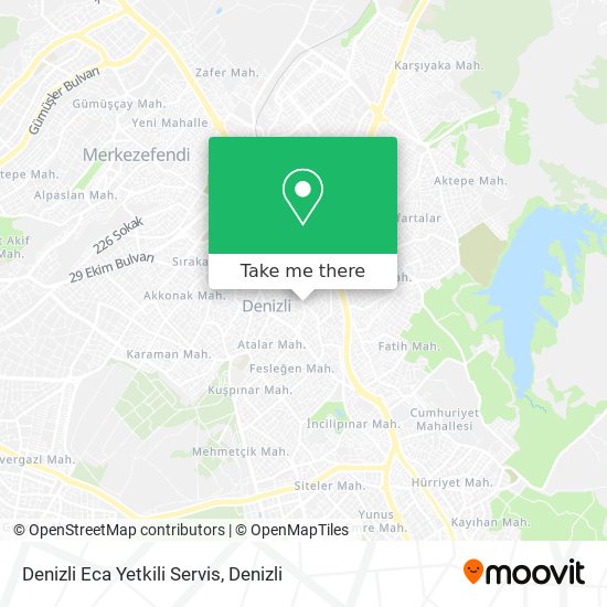Denizli Eca Yetkili Servis map