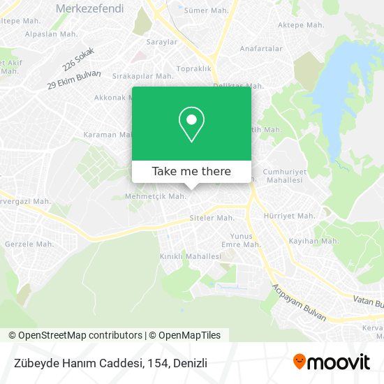 Zübeyde Hanım Caddesi, 154 map