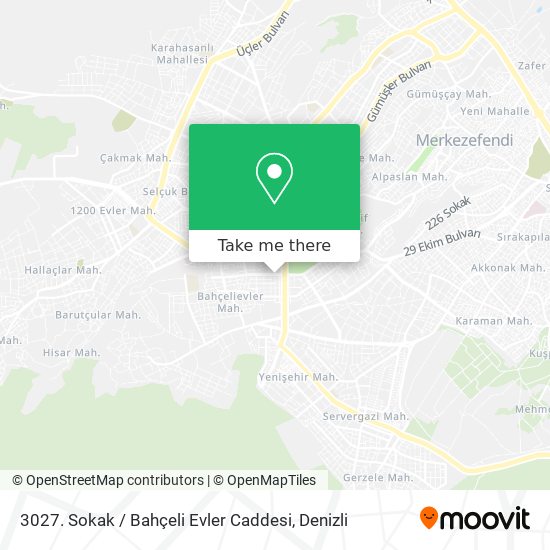 3027. Sokak / Bahçeli Evler Caddesi map