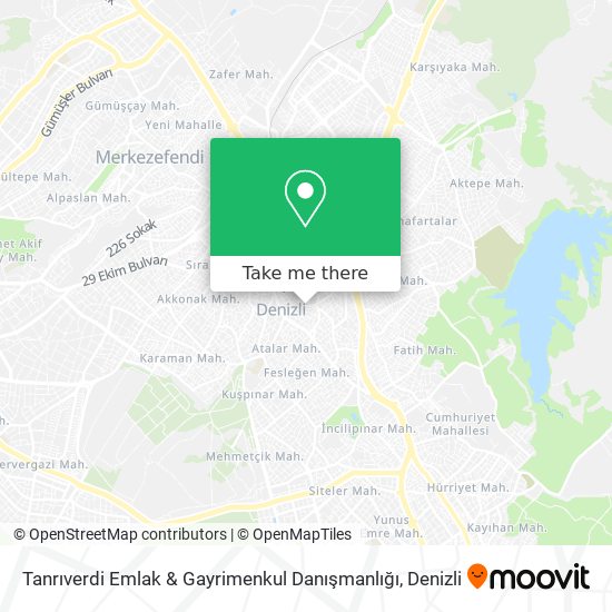 Tanrıverdi Emlak & Gayrimenkul Danışmanlığı map