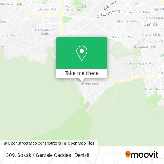 309. Sokak / Gerzele Caddesi map