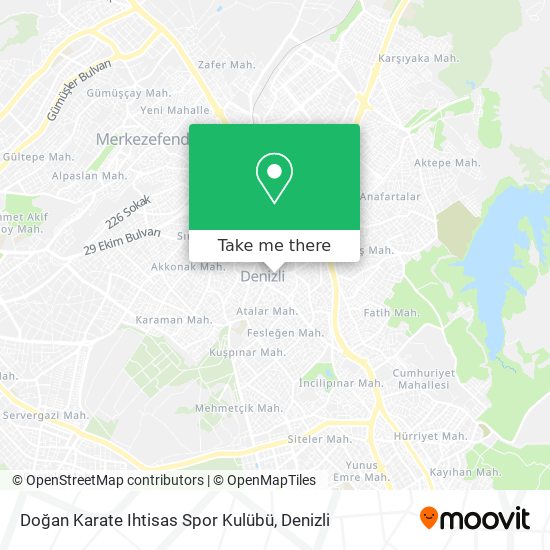 Doğan Karate Ihtisas Spor Kulübü map