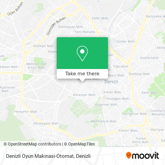 Denizli Oyun Makinasi-Otomat map