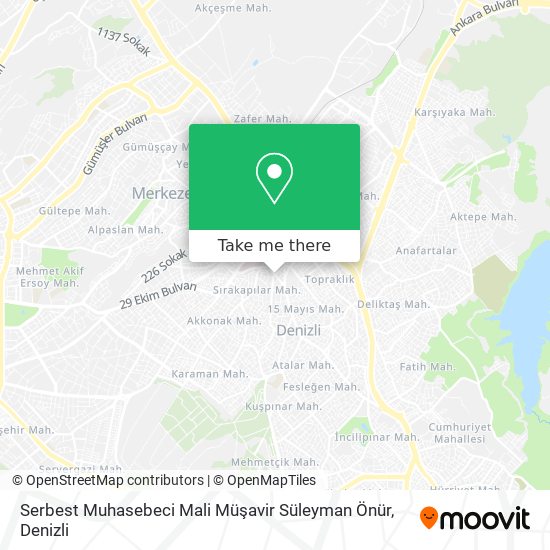 Serbest Muhasebeci Mali Müşavir Süleyman Önür map