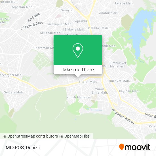 MIGROS map