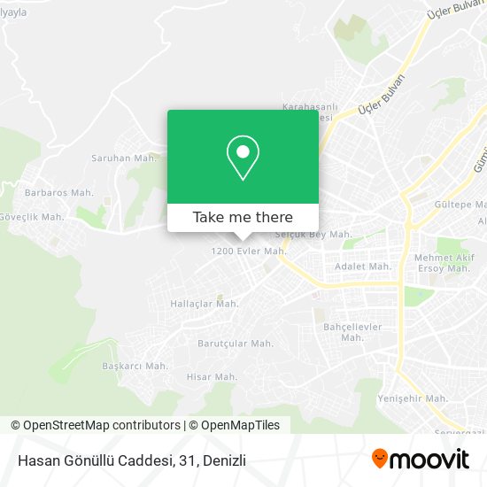 Hasan Gönüllü Caddesi, 31 map