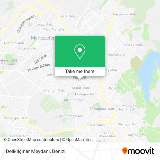 Delikliçınar Meydanı map