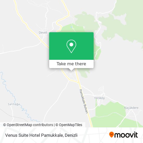 Venus Suite Hotel Pamukkale map