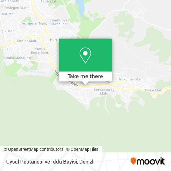Uysal Pastanesi ve İdda Bayisi map