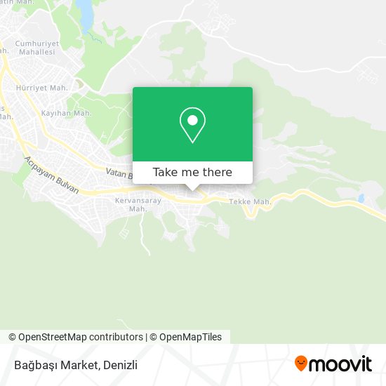 Bağbaşı Market map