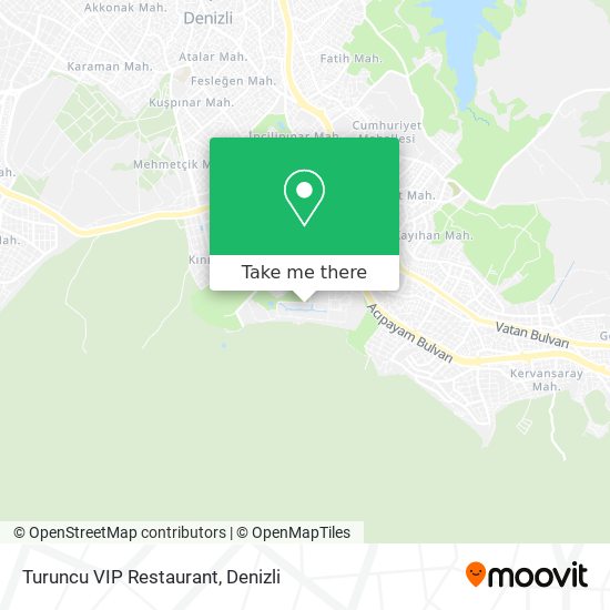 Turuncu VIP Restaurant map