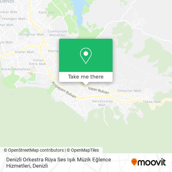 Denizli Orkestra Rüya Ses Işık Müzik Eğlence Hizmetleri map